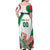 Custom Mexico Independence Day Off Shoulder Maxi Dress Monumento A La Independencia - Wonder Print Shop