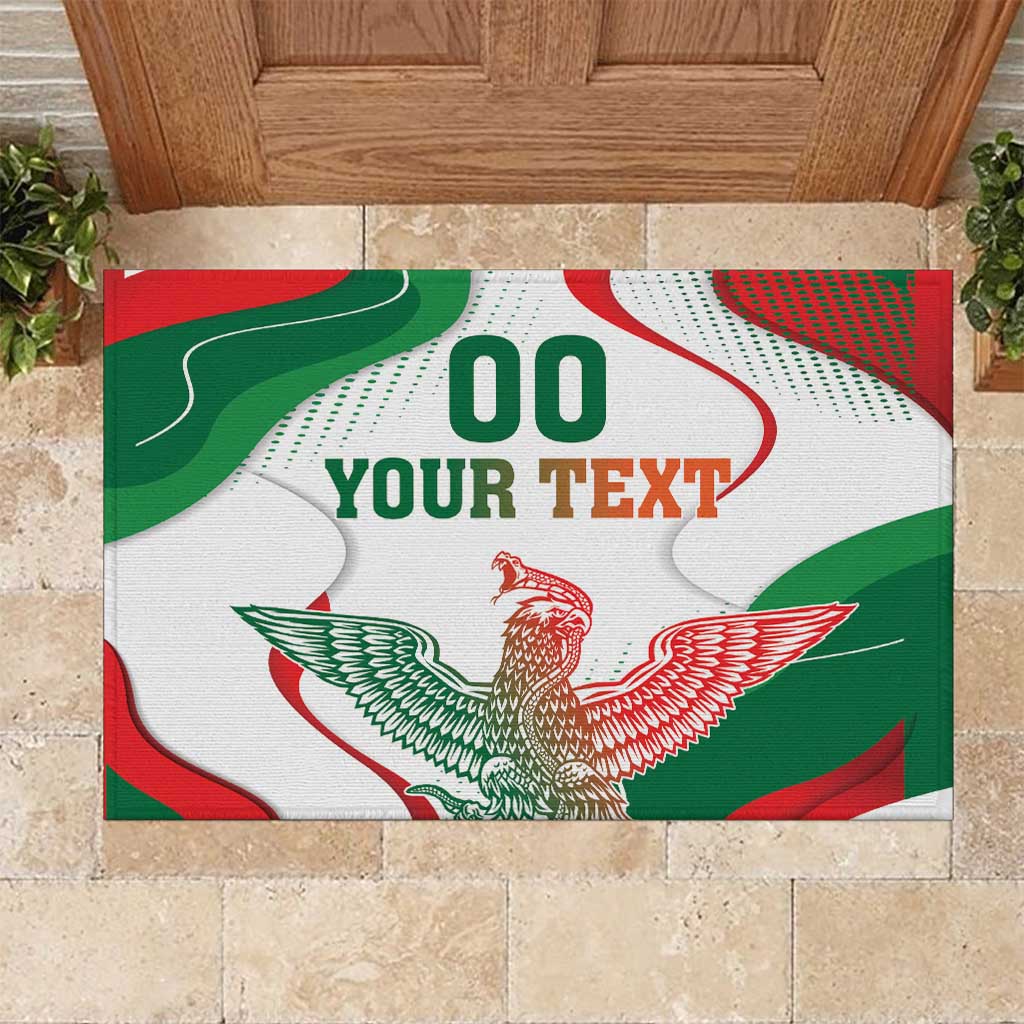 Custom Mexico Independence Day Rubber Doormat Monumento A La Independencia - Wonder Print Shop