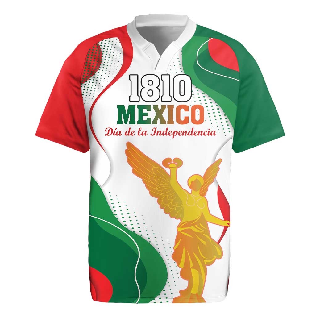 Custom Mexico Independence Day Rugby Jersey Monumento A La Independencia - Wonder Print Shop