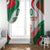 Custom Mexico Independence Day Window Curtain Monumento A La Independencia - Wonder Print Shop