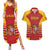 Custom Spain Coat Of Arms Couples Matching Summer Maxi Dress and Hawaiian Shirt Sport Style - Wonder Print Shop