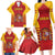 Custom Spain Coat Of Arms Family Matching Long Sleeve Bodycon Dress and Hawaiian Shirt Sport Style - Wonder Print Shop