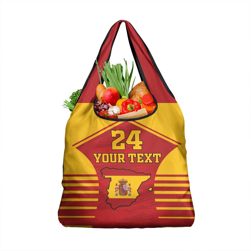 Custom Spain Coat Of Arms Grocery Bag Sport Style