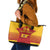 Custom Spain Coat Of Arms Leather Tote Bag Sport Style - Wonder Print Shop