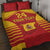 Custom Spain Coat Of Arms Quilt Bed Set Sport Style - Wonder Print Shop