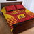 Custom Spain Coat Of Arms Quilt Bed Set Sport Style - Wonder Print Shop