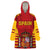 Custom Spain Coat Of Arms Wearable Blanket Hoodie Sport Style - Wonder Print Shop