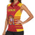 Custom Spain Coat Of Arms Women Sleeveless Polo Shirt Sport Style - Wonder Print Shop