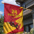 Custom Spain Aggressive Fighting Bull Garden Flag With Carnation Flowers - Wonder Print Shop