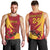 Custom Spain Aggressive Fighting Bull Men Tank Top With Carnation Flowers - Wonder Print Shop