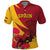 Custom Spain Aggressive Fighting Bull Polo Shirt With Carnation Flowers - Wonder Print Shop