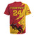 Custom Spain Aggressive Fighting Bull Rugby Jersey With Carnation Flowers - Wonder Print Shop