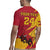 Custom Spain Aggressive Fighting Bull Rugby Jersey With Carnation Flowers - Wonder Print Shop