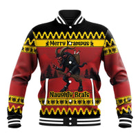 Merry Krampus Germany Baseball Jacket Frohe Weihnachten - Wonder Print Shop