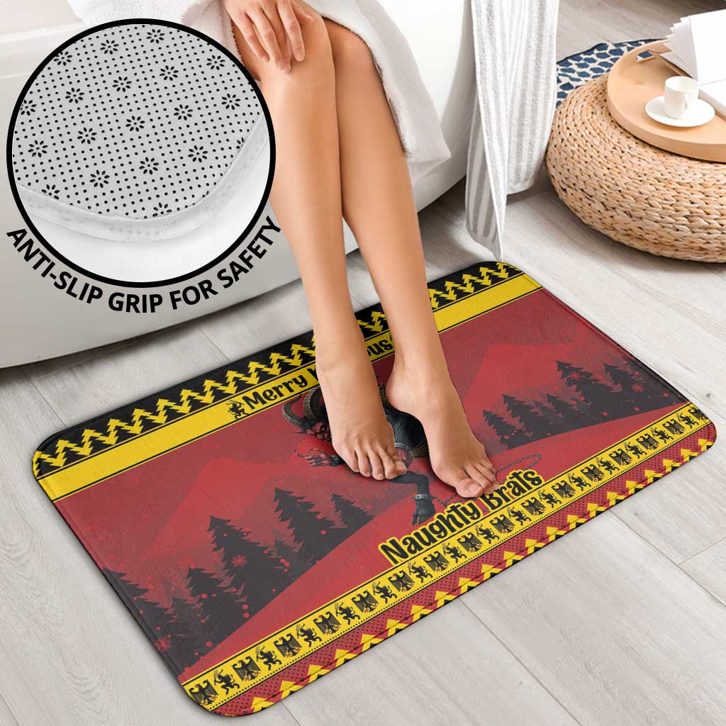 Merry Krampus Germany Bathroom Set Frohe Weihnachten - Wonder Print Shop