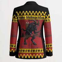Merry Krampus Germany Blazer Frohe Weihnachten - Wonder Print Shop