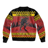 Merry Krampus Germany Bomber Jacket Frohe Weihnachten - Wonder Print Shop