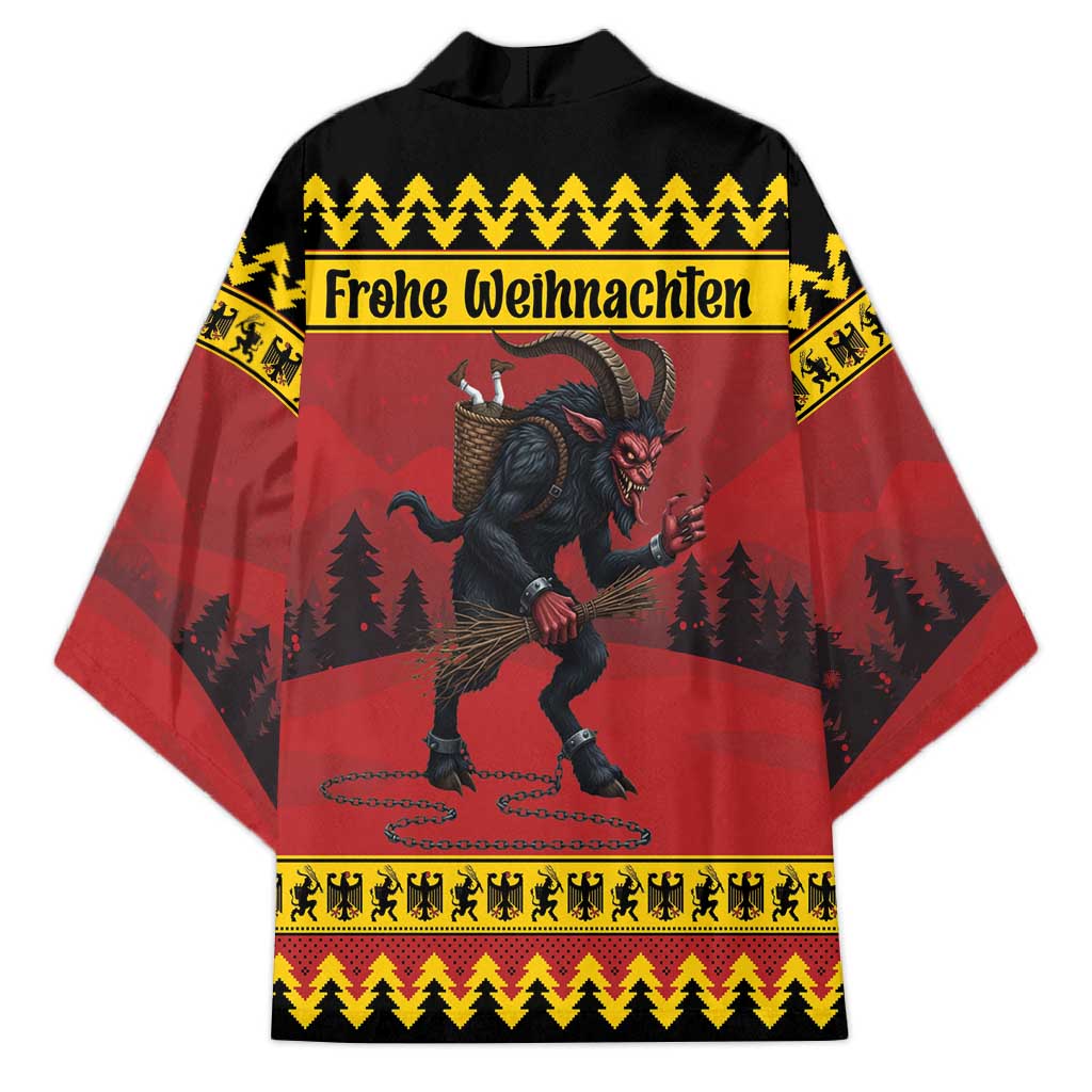 Merry Krampus Germany Kimono Frohe Weihnachten - Wonder Print Shop