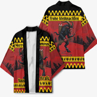 Merry Krampus Germany Kimono Frohe Weihnachten - Wonder Print Shop