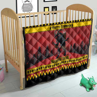Merry Krampus Germany Quilt Frohe Weihnachten - Wonder Print Shop