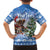 Personalized Nicaragua Christmas Family Matching Off Shoulder Short Dress and Hawaiian Shirt Panthera Onca Cute With Christmas Tree - Wonder Print Shop