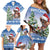 Personalized Nicaragua Christmas Family Matching Off Shoulder Short Dress and Hawaiian Shirt Panthera Onca Cute With Christmas Tree - Wonder Print Shop