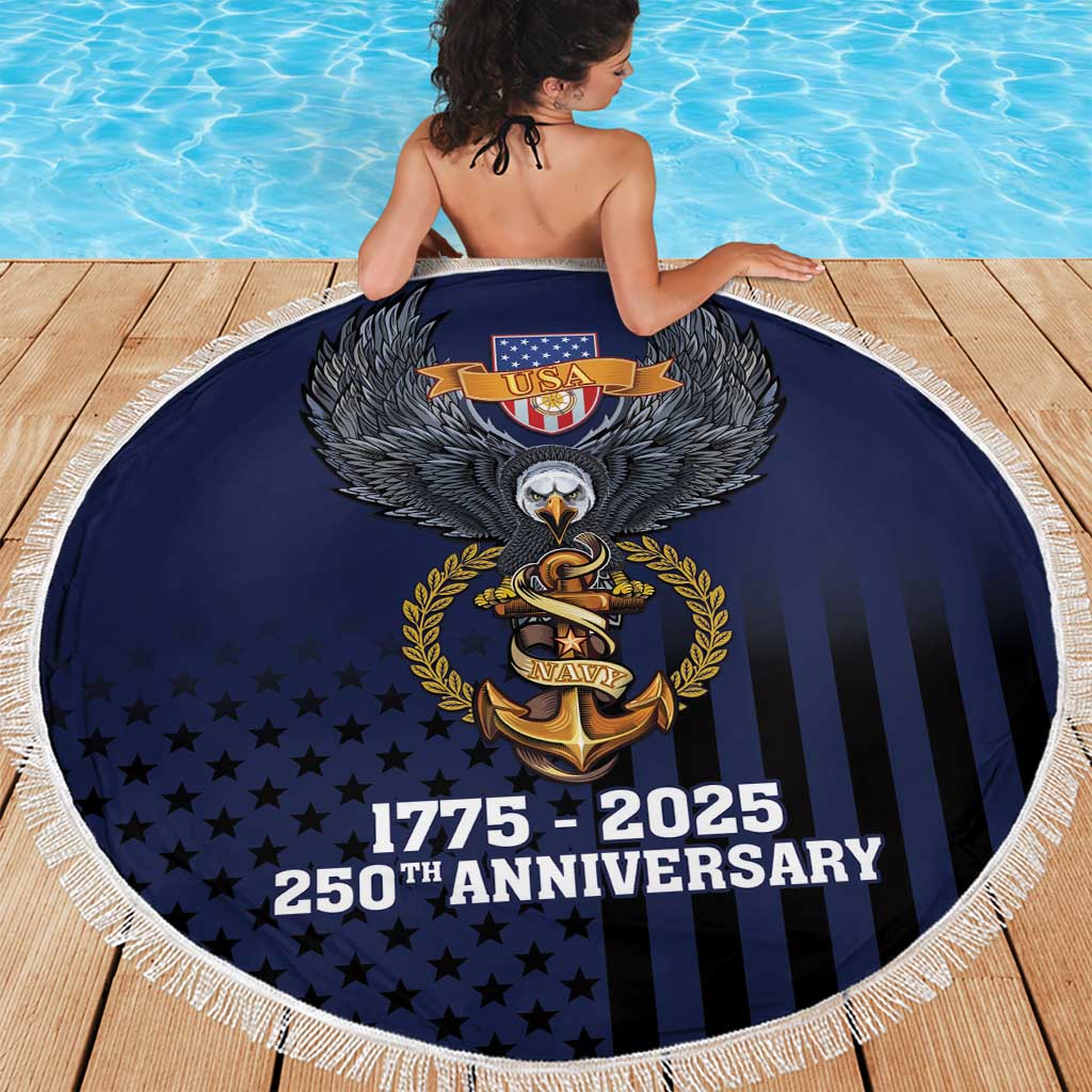 America 250th Anniversary Eagle Beach Blanket Patriotic USA Flag - Wonder Print Shop