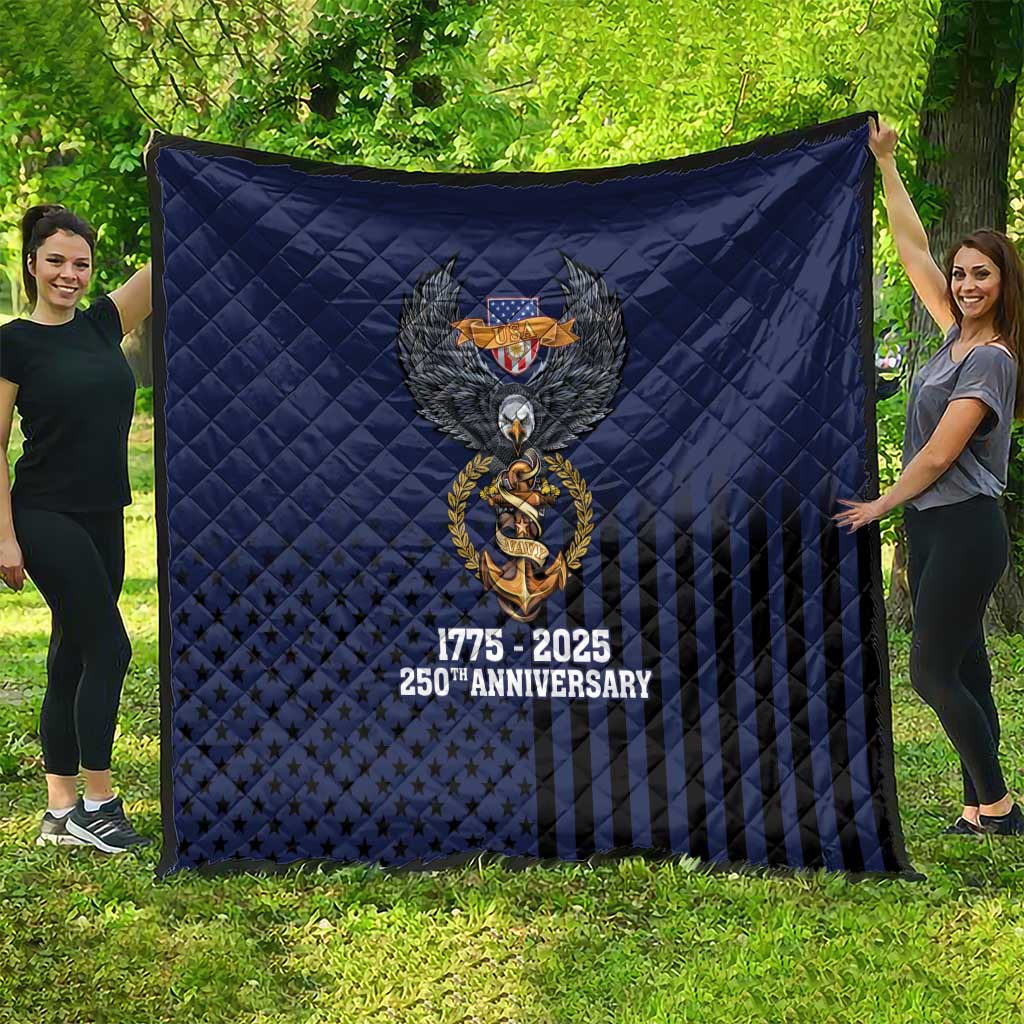 America 250th Anniversary Eagle Quilt Patriotic USA Flag - Wonder Print Shop