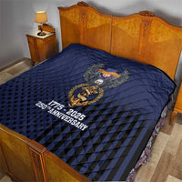 America 250th Anniversary Eagle Quilt Patriotic USA Flag - Wonder Print Shop