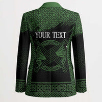 Personalized Imbolc Blessed Celtic Knot Blazer Brigids Cross Symbol - Wonder Print Shop