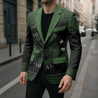 Personalized Imbolc Blessed Celtic Knot Blazer Brigids Cross Symbol - Wonder Print Shop