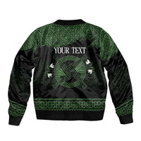 Personalized Imbolc Blessed Celtic Knot Bomber Jacket Brigids Cross Symbol - Wonder Print Shop