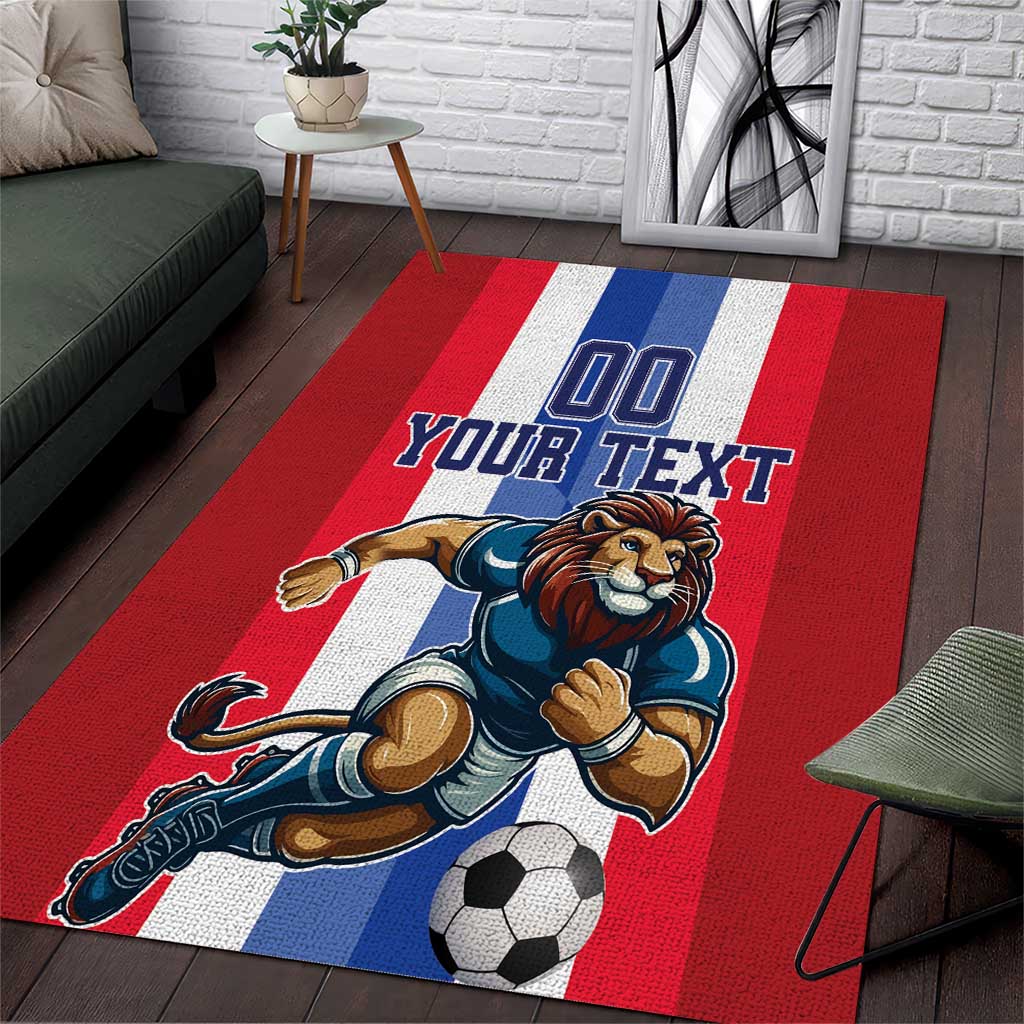 Custom Norway Football Area Rug The Lions Champion 2024