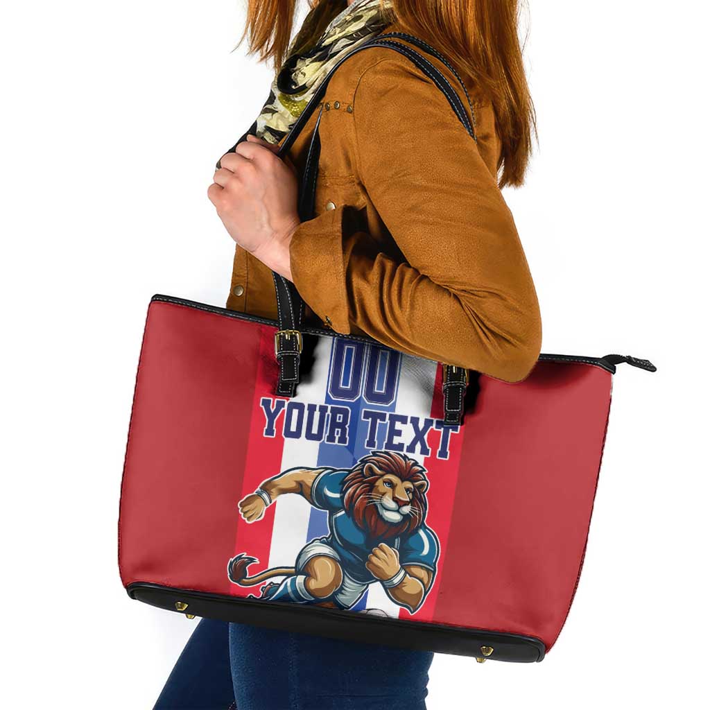 Custom Norway Football Leather Tote Bag The Lions Champion 2024 - Wonder Print Shop