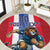 Custom Norway Football Round Carpet The Lions Champion 2024