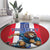 Custom Norway Football Round Carpet The Lions Champion 2024