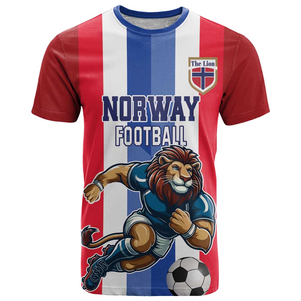 Custom Norway Football T Shirt The Lions Champion 2024 - Wonder Print Shop