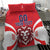 Custom Norway Football Bedding Set Red Lion Football 2024 - Wonder Print Shop