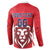 Custom Norway Football Button Sweatshirt Red Lion Football 2024 - Wonder Print Shop