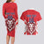 Custom Norway Football Couples Matching Long Sleeve Bodycon Dress and Hawaiian Shirt Red Lion Football 2024 - Wonder Print Shop