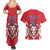 Custom Norway Football Couples Matching Summer Maxi Dress and Hawaiian Shirt Red Lion Football 2024 - Wonder Print Shop