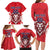 Custom Norway Football Family Matching Long Sleeve Bodycon Dress and Hawaiian Shirt Red Lion Football 2024 - Wonder Print Shop