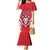 Custom Norway Football Family Matching Mermaid Dress and Hawaiian Shirt Red Lion Football 2024 - Wonder Print Shop