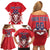 Custom Norway Football Family Matching Off Shoulder Short Dress and Hawaiian Shirt Red Lion Football 2024 - Wonder Print Shop