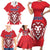 Custom Norway Football Family Matching Short Sleeve Bodycon Dress and Hawaiian Shirt Red Lion Football 2024 - Wonder Print Shop