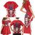 Custom Norway Football Family Matching Short Sleeve Bodycon Dress and Hawaiian Shirt Red Lion Football 2024 - Wonder Print Shop