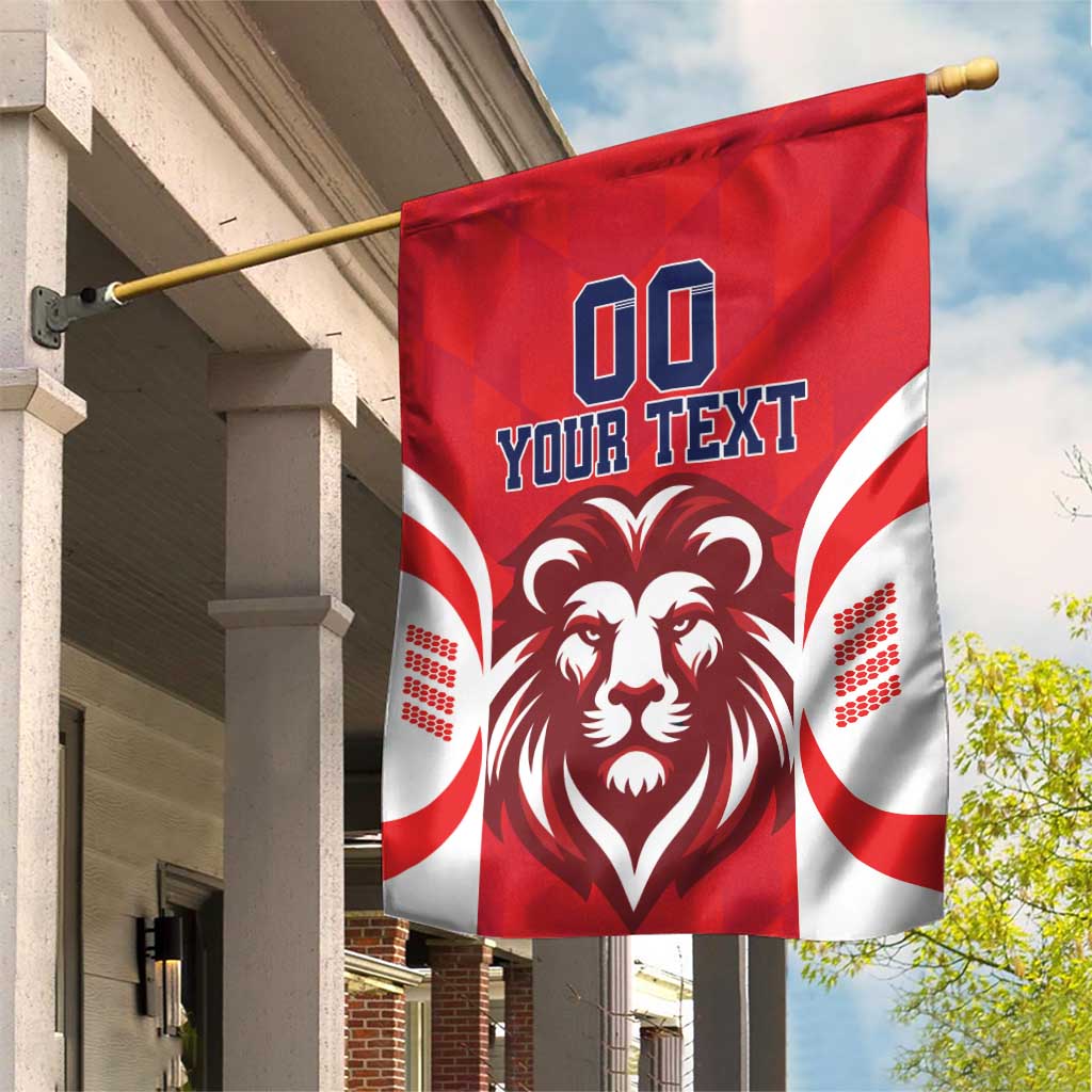 Custom Norway Football Garden Flag Red Lion Football 2024 - Wonder Print Shop