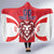 Custom Norway Football Hooded Blanket Red Lion Football 2024