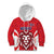 Custom Norway Football Kid Hoodie Red Lion Football 2024 - Wonder Print Shop