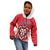 Custom Norway Football Kid Hoodie Red Lion Football 2024 - Wonder Print Shop